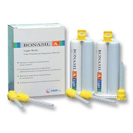 Bonasil A+ VPS Material - Fast Set, Light Body: 4 - 50 ml Cartridges. Exhibits high thixotropy