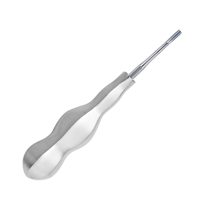 DoWell 4mm Lindo Levin Elevator, Curved, Serrated, 1/Pk. Designed to loosen the tooth