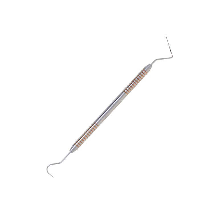 DoWell #23/UNC15 Stainless Steel Explorer/Probe, 1/Pk. Features a fine tip with calibrated