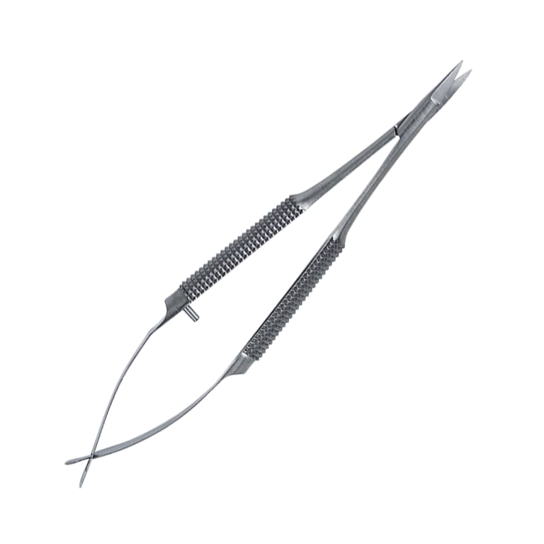 DoWell 10cm Castroviejo Gum Tissue Scissors, Serrated, Curved, 1/Pk. Features ergonomic