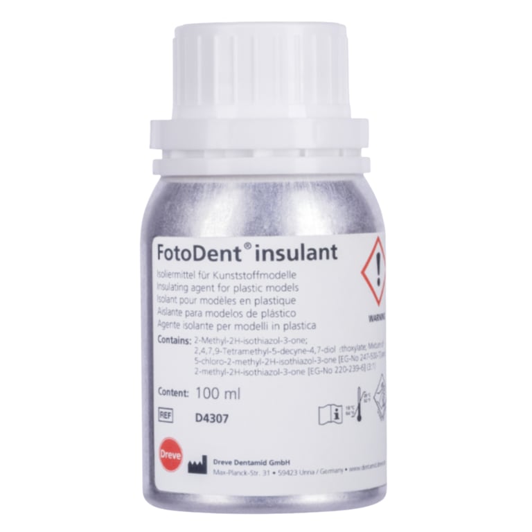 FotoDent Insulant 100ml Model Separating Agent, 1/Pk. Separates a 3D-printed model