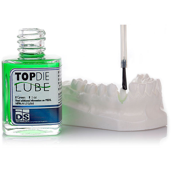 Top Die Lube a lubricant for stone, plated or epoxy dies, 1 oz. Bottle. Green Net32