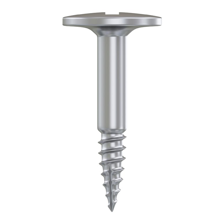 DSI Ø1.5mm Titanium Half-Thread Tenting Screw, 12mm Polished Neck, 1/Pk. Machined from Ti-6Al-4V