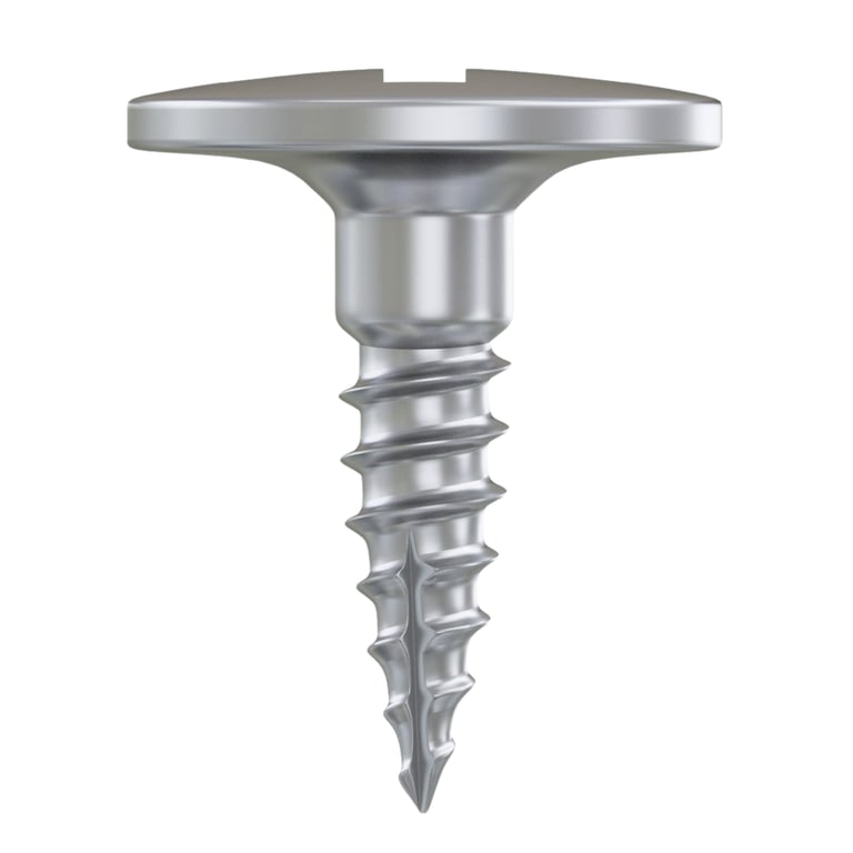 DSI Ø1.5mm Titanium Half-Thread Tenting Screw, 8mm Polished Neck, 1/Pk. Machined from Ti-6Al-4V