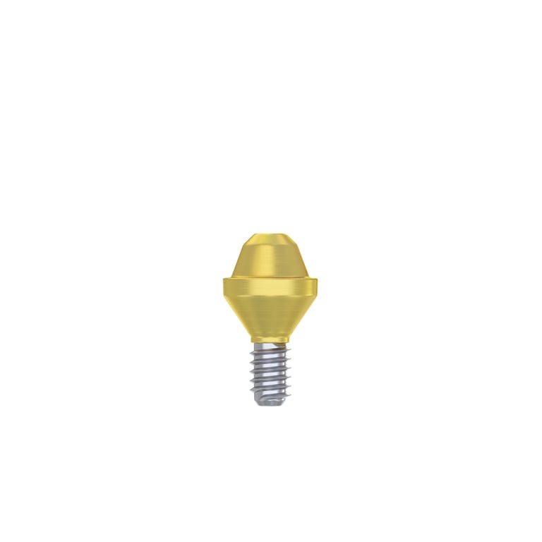 DSI 1.0mm Titanium Grade 23 Straight Multi-Unit Abutment, 3.5mm Conical Connection, NP Systems