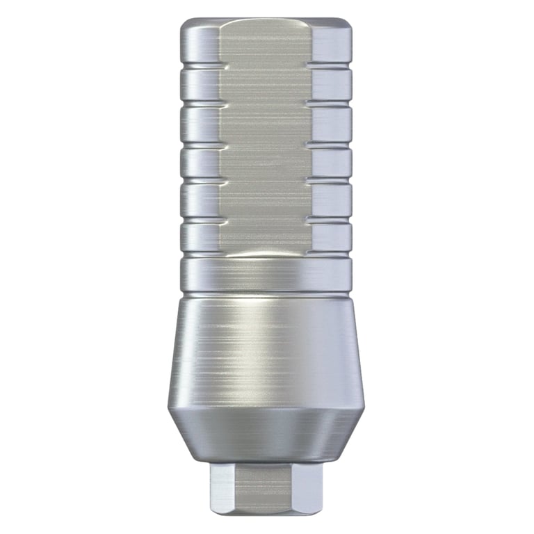 DSI 11.0mm Titanium Shoulder Straight Abutment Wide w/Fixation Screw, Ø2.42mm Internal Hex, RP