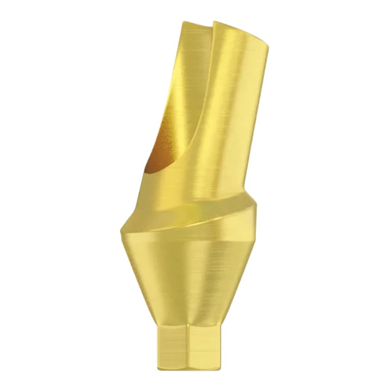 DSI 15° Titanium Anatomic Abutment w/Fixation Screw, 1.5mm, NP Ø3.5mm, NobelActive Compatible
