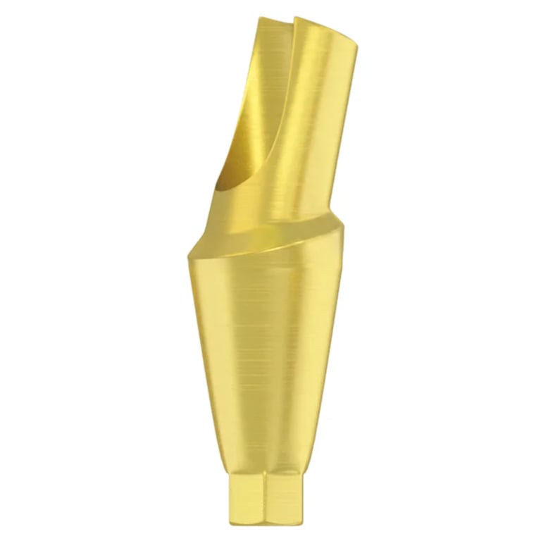 DSI 15° Titanium Anatomic Abutment w/Fixation Screw, 4.5mm, NP Ø3.5mm, NobelActive Compatible