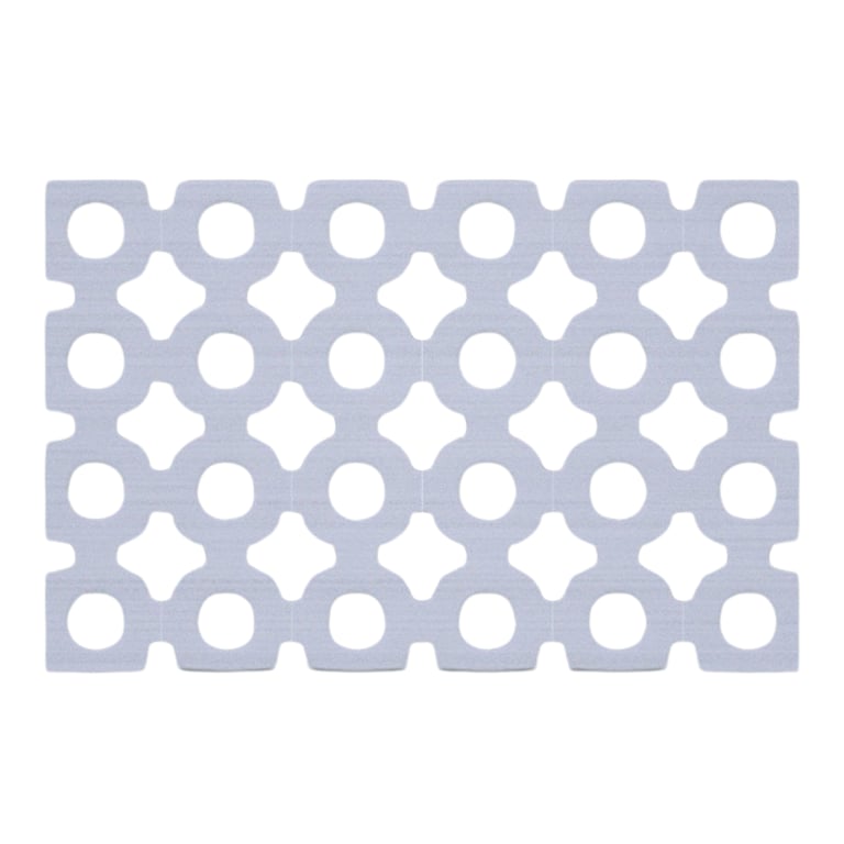 DSI 15 x 22mm Titanium Mesh Plate, 1.4mm Pores, Non-Absorbable, 1/Pk. Comprises titanium alloy