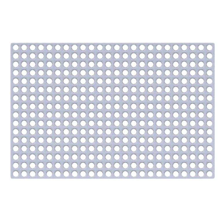 DSI 15 x 22mm Titanium Mesh Plate, 0.6mm Pores, Non-Absorbable, 1/Pk. Comprises titanium alloy