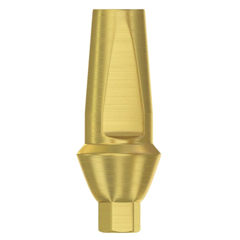 DSI 1.5mm Titanium Anatomic Abutment w/Fixation Screw, NP Ø3.5mm, NobelActive Compatible, 1/Pk