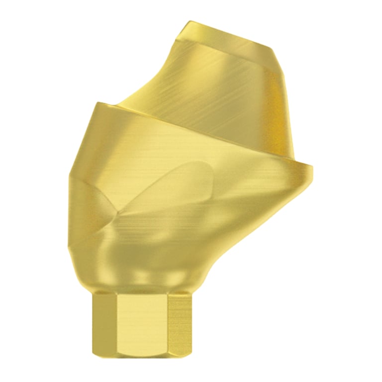 DSI 17° Angulated Multi-Unit 1.0mm Titanium Abutment Kit, 3.5mm Conical Connection NP, Single Set