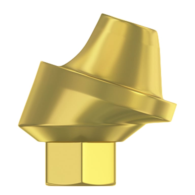 DSI 17° Angulated Multi-Unit 2.0mm Titanium Abutment w/Screw, 2.42mm Internal Hex, 1/Pk. Corrects