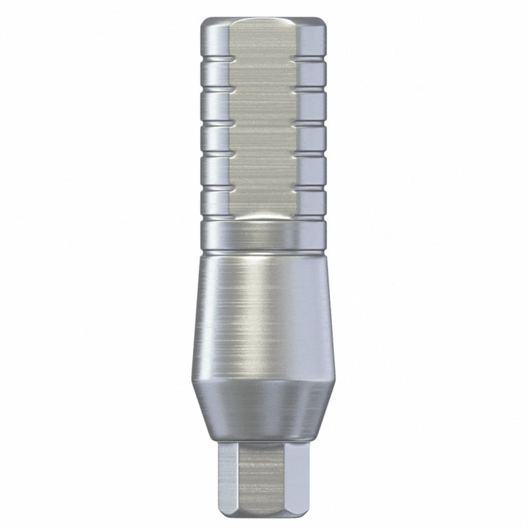 DSI, 2.00mm Titanium Straight Narrow Abutment w/Fixation Screw, 11mm GH, Internal Hex, 1/Pk
