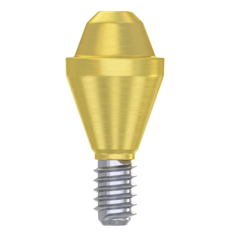 DSI 2.0mm Titanium Grade 23 Straight Multi-Unit Abutment, 3.5mm Conical Connection, NP Systems