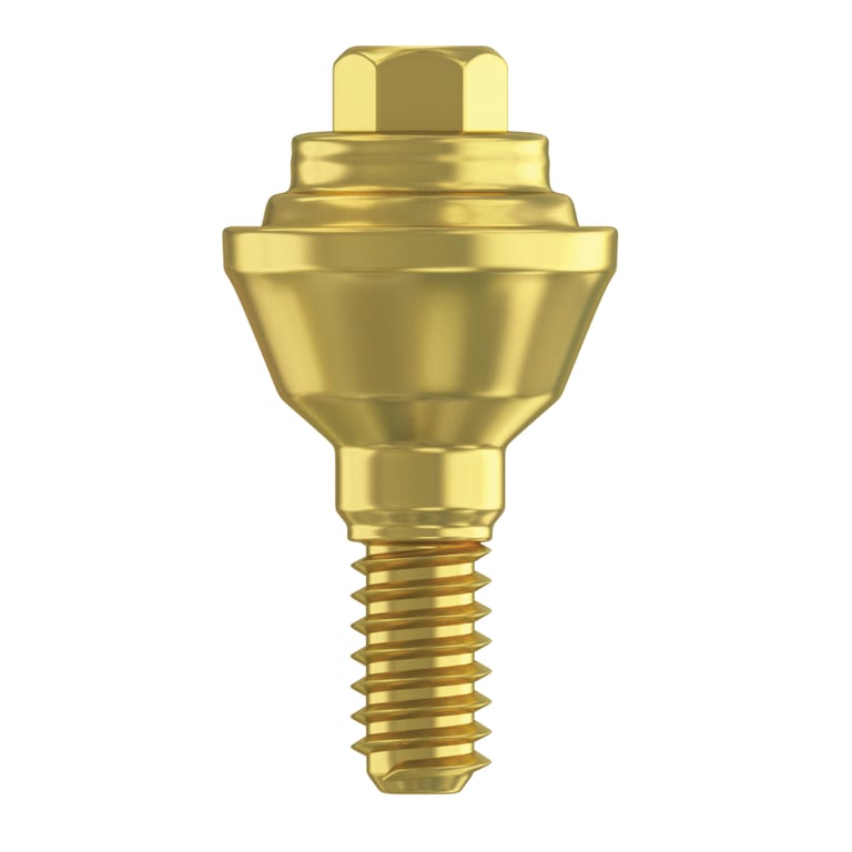 DSI 2.0mm Titanium Grade 23 Straight Multi-Unit Abutment, 2.42mm Internal Hex, RP Systems, 1/Pk