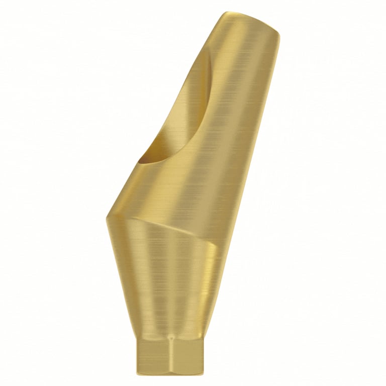 DSI 25° Angulated Regular Titanium Abutment w/Fixation Screw, NP 3.5mm 1/Pk. Designed to correct