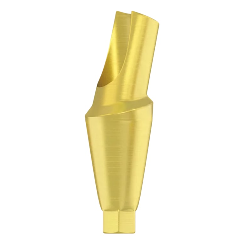 DSI 25° Titanium Anatomic Abutment w/Fixation Screw, 1.5mm, NP Ø3.5mm, NobelActive Compatible