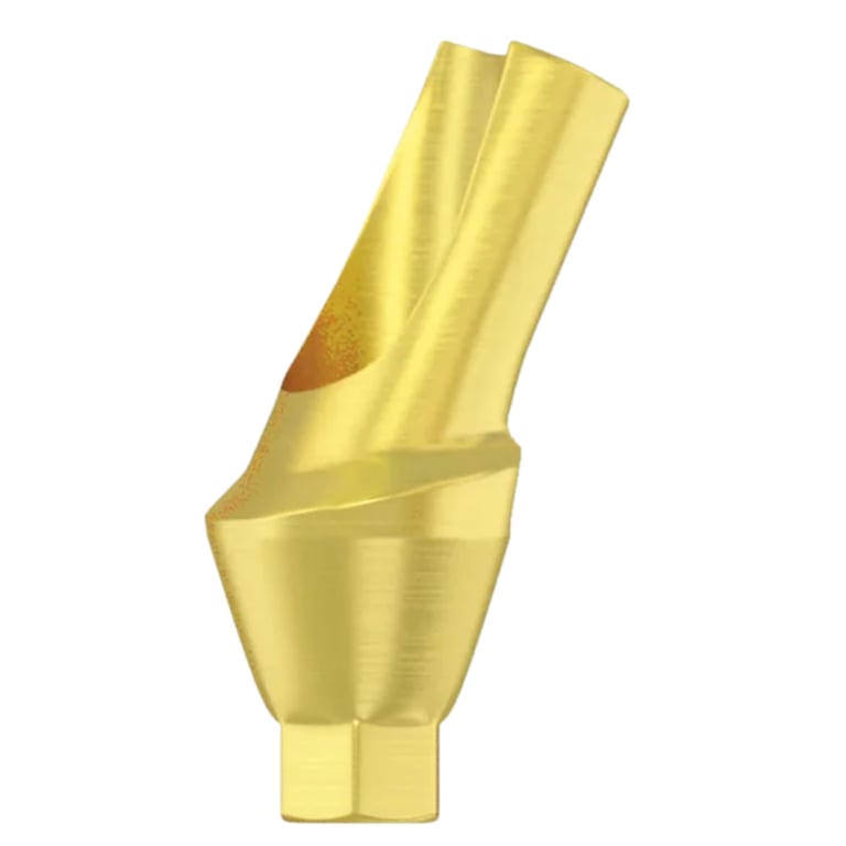 DSI 25° Titanium Anatomic Abutment w/Fixation Screw, 3.0mm, NP Ø3.5mm, NobelActive Compatible