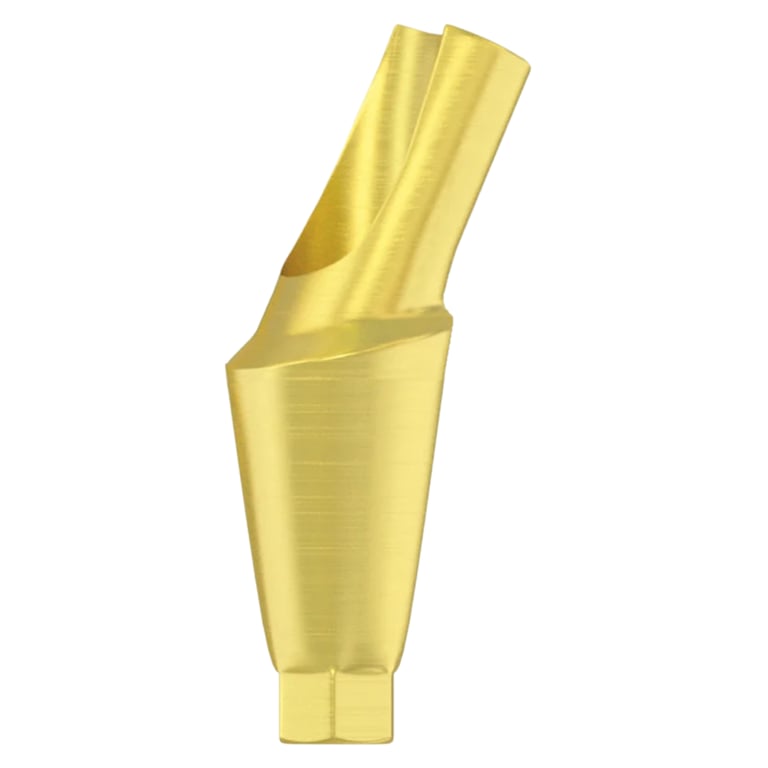 DSI 25° Titanium Anatomic Abutment w/Fixation Screw, 4.5mm, NP Ø3.5mm, NobelActive Compatible