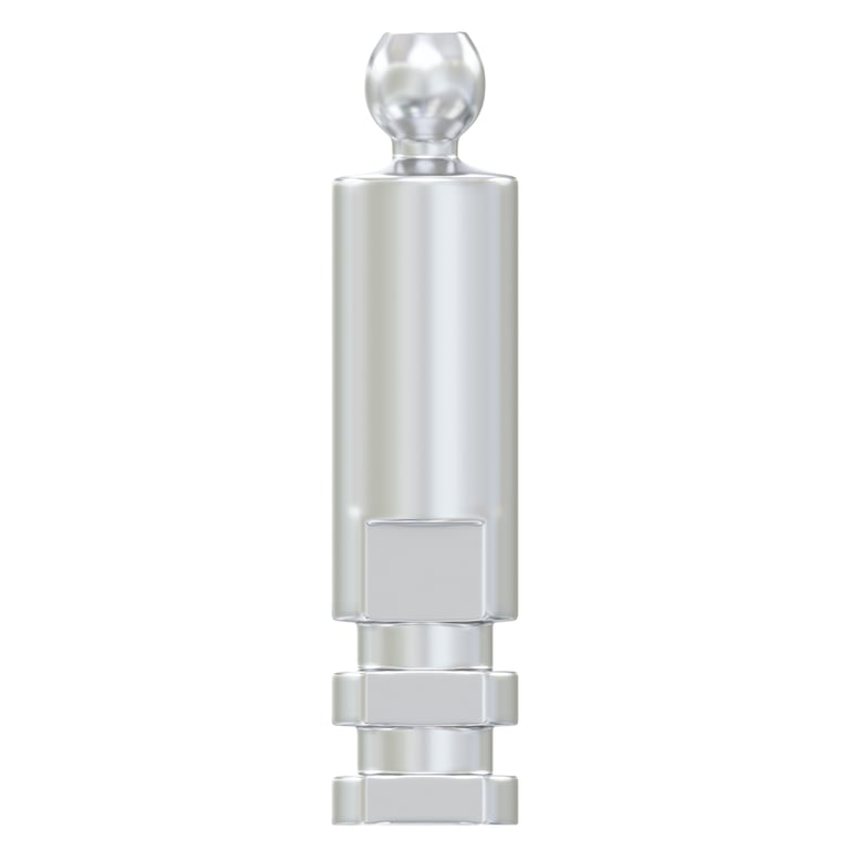 DSI Ø2.5mm Ball Attachment Implant Analog, Stainless Steel, 1/Pk. Reproduces the position