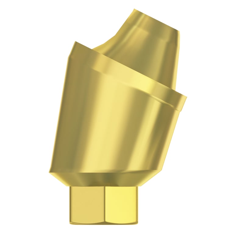 DSI 30° Angulated Multi-Unit 4.0mm Titanium Abutment w/Screw, 2.42mm Internal Hex, 1/Pk. Corrects