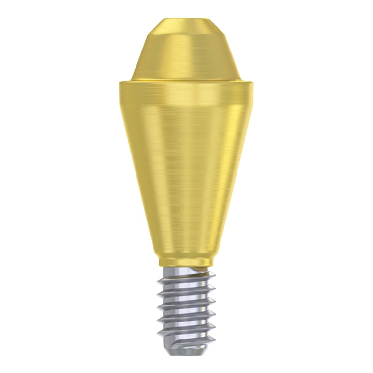 DSI 3.0mm Titanium Grade 23 Straight Multi-Unit Abutment, 3.5mm Conical Connection, NP Systems