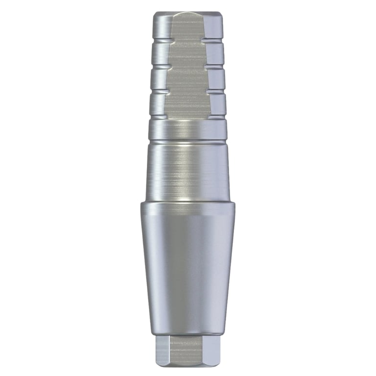 DSI, 3.0mm Titanium Narrow Shoulder Abutment w/Fixation Screw, Ø2.00mm Internal Hex, 1/Pk