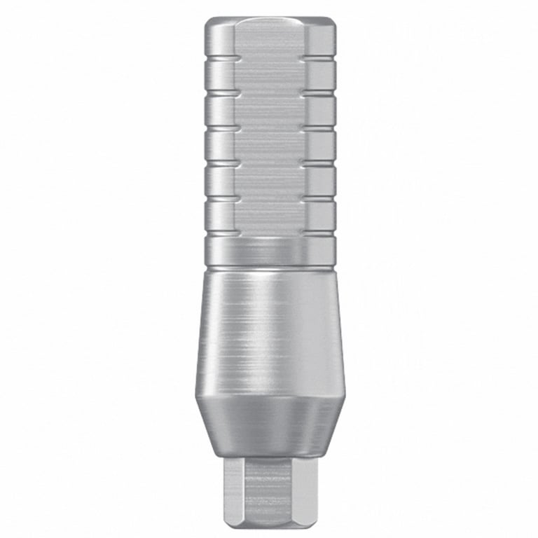 DSI 3.8mm Titanium Straight Slim Abutment, 11mm GH, Standard Hex, 1/Pk. Intended for use in narrow
