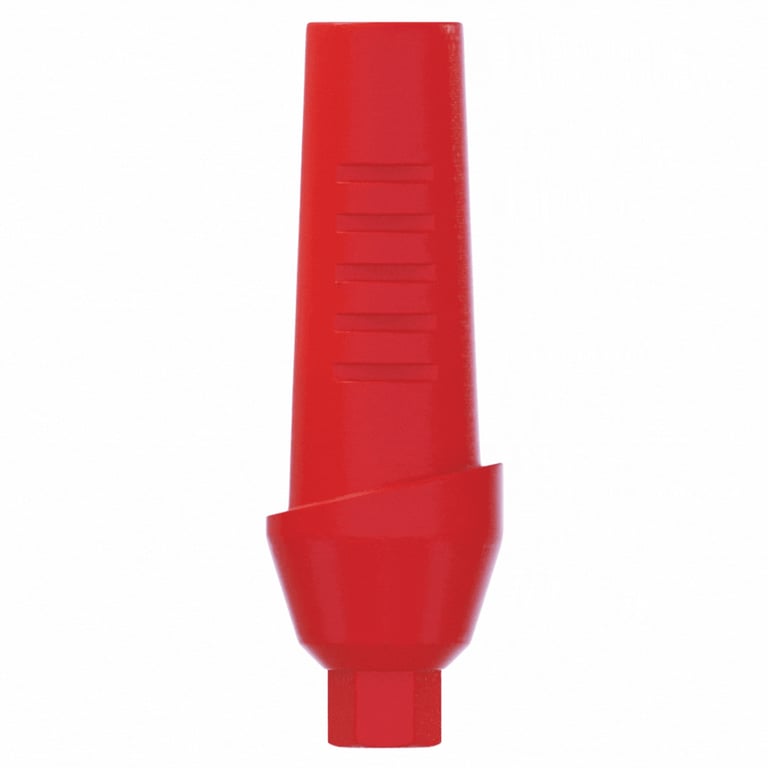 DSI 3.0mm Plastic Straight Anatomic Castable Abutment w/Screw, 2.42mm Internal Hex, RP, 1/Pk