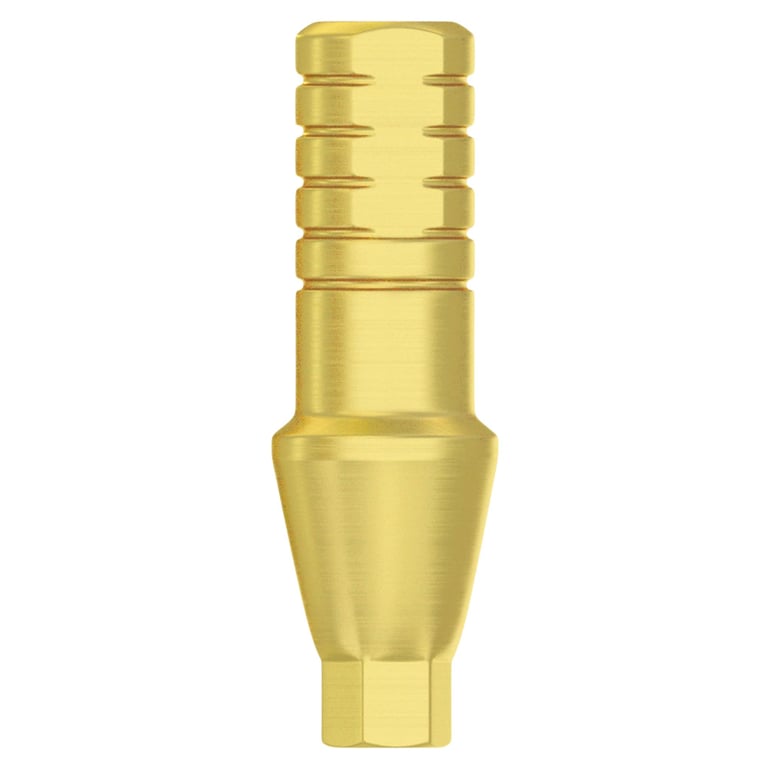 DSI 3.0mm Titanium Shoulder Straight Abutment w/Fixation Screw, Ø3.5mm Conical Connection, NP