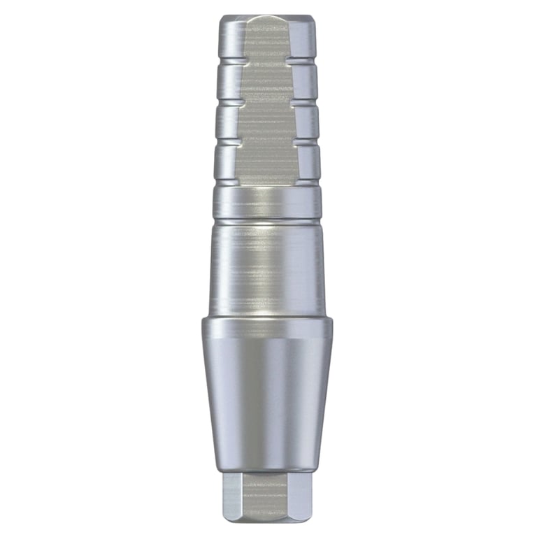 DSI, 4.0mm Titanium Narrow Shoulder Abutment w/Fixation Screw, Ø2.00mm Internal Hex, 1/Pk