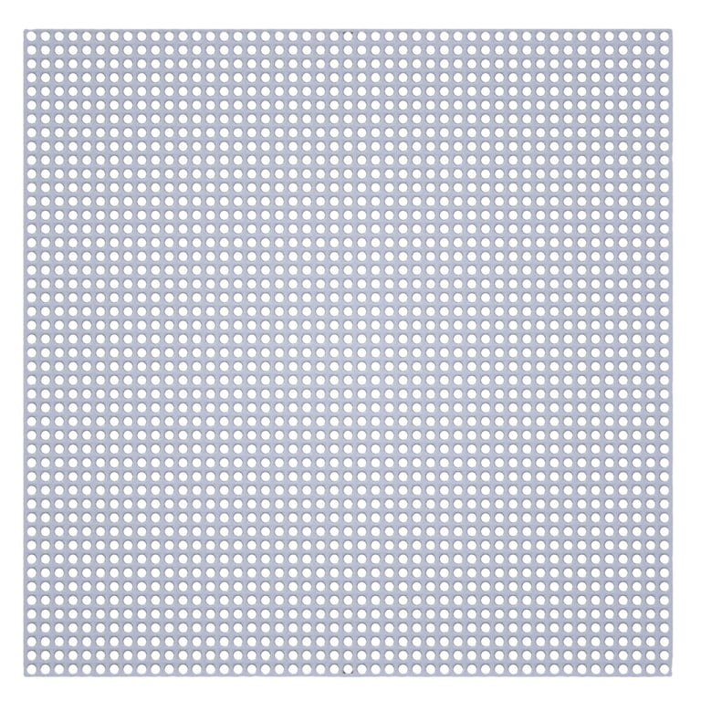 DSI 44 x 44mm Titanium Mesh Plate, 0.6mm Pores, Non-Absorbable, 1/Pk. Comprises titanium alloy