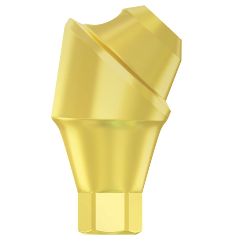 DSI 45° Angulated Multi-Unit 1.0mm Titanium Abutment Kit, 3.5mm Conical Connection NP, Single Set