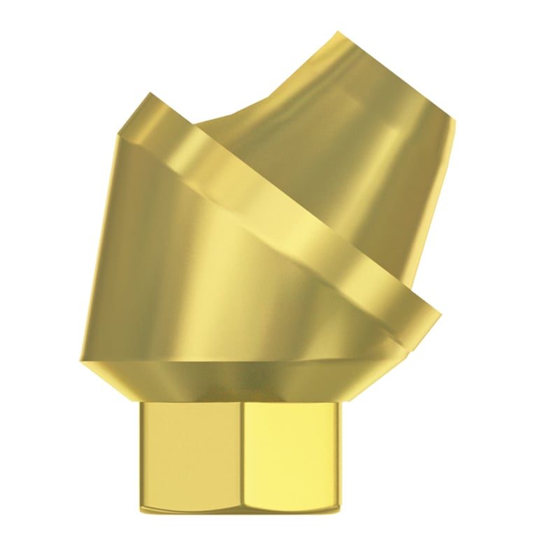 DSI 45° Angulated Multi-Unit 2.0mm Titanium Abutment w/Screw, 2.42mm Internal Hex, 1/Pk. Corrects