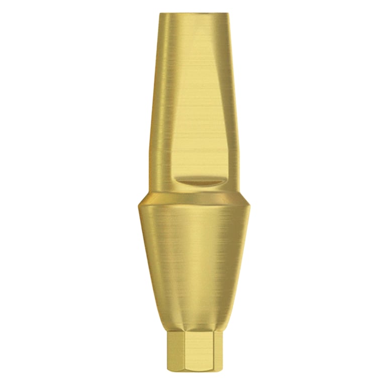 DSI 4.5mm Titanium Anatomic Abutment w/Fixation Screw, NP Ø3.5mm, NobelActive Compatible, 1/Pk