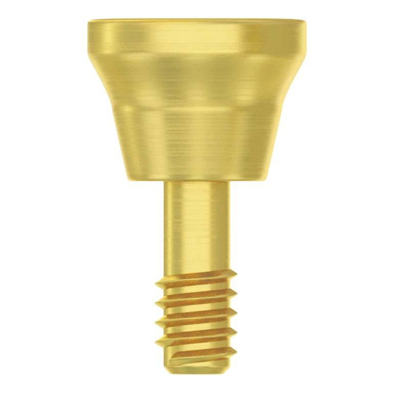 DSI Concave 2mm Titanium Healing Cap, Conical RP Ø4.3-5.0mm, NobelActive Compatible, 1/Pk. Creates