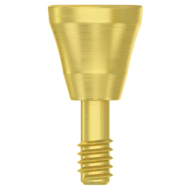 DSI Concave 3mm Titanium Healing Cap, Conical NP Ø3.5mm, NobelActive Compatible, 1/Pk. Creates