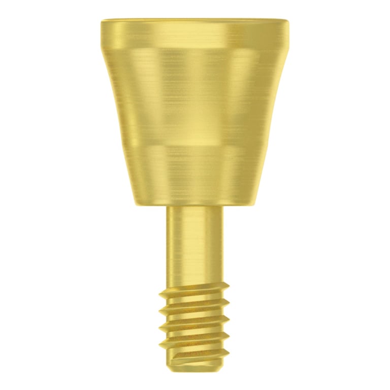 DSI Concave 3mm Titanium Healing Cap, Conical RP Ø4.3-5.0mm, NobelActive Compatible, 1/Pk. Creates