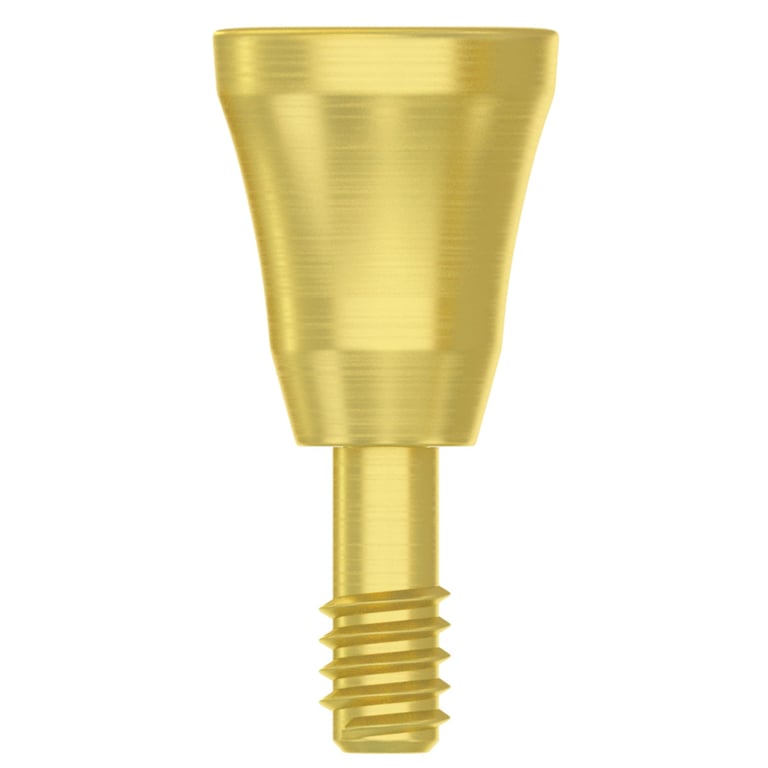 DSI Concave 4mm Titanium Healing Cap, Conical NP Ø3.5mm, NobelActive Compatible, 1/Pk. Creates