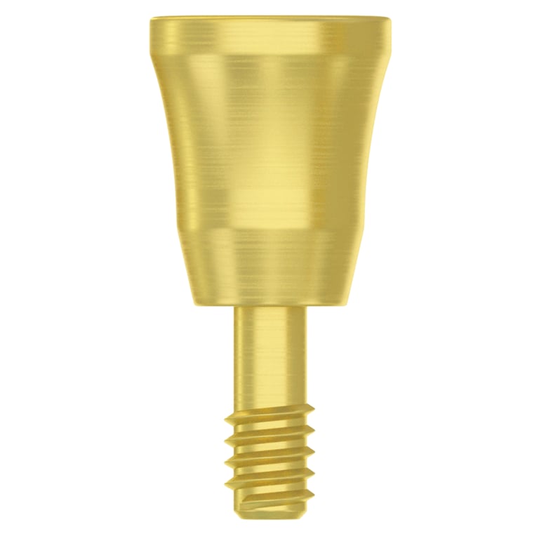 DSI Concave 4mm Titanium Healing Cap, Conical RP Ø4.3-5.0mm, NobelActive Compatible, 1/Pk. Creates