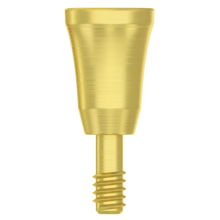 DSI Concave 5mm Titanium Healing Cap, Conical NP Ø3.5mm, NobelActive Compatible, 1/Pk. Creates
