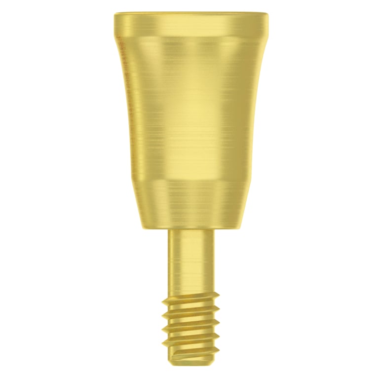 DSI Concave 5mm Titanium Healing Cap, Conical RP Ø4.3-5.0mm, NobelActive Compatible, 1/Pk. Creates