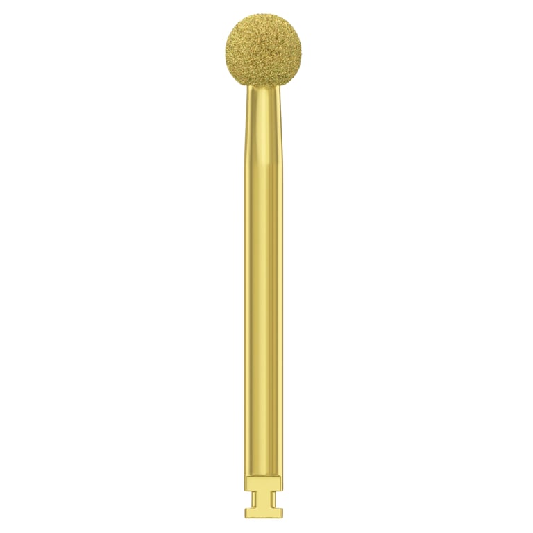DSI Diamond Round Bone Drill, Ø4.0 x 30mm, 1/Pk. Incorporates titanium nitride coating for reduced