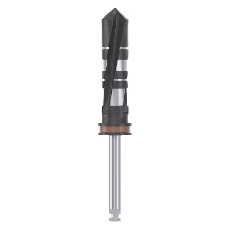 DSI DLC Stainless Steel Cylindrical Drill, RA, 5.2 x 16mm, 1/Pk. Secures efficiently