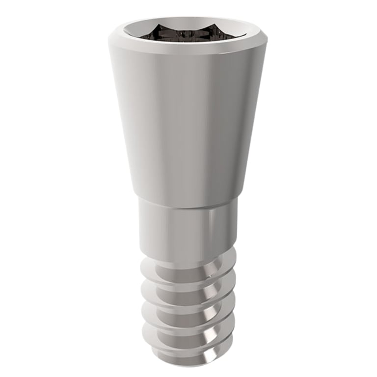 DSI EvoConnect Titanium Connection Screw, M1.4 Multi Unit Rosen Compatible, 1/Pk. Facilitates