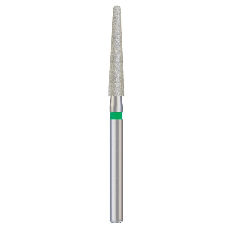 DSI FG Flat End Taper Diamond Bur, Coarse Grit, 10/Pk. Fits universal FG friction-grip high-speed