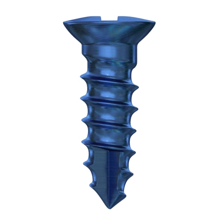 DSI GBR Ø1.6 x 4.0mm Titanium Bone Screw, Phillips Connection, 5/Pk. Secures titanium mesh