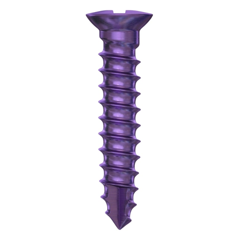 DSI GBR Ø1.6 x 8.0mm Titanium Bone Screw, Phillips Connection, 5/Pk. Secures titanium mesh