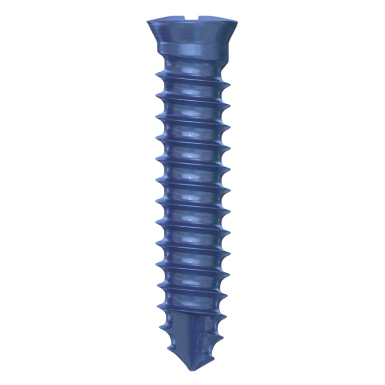 DSI GBR Ø2.0 x 10.0mm Titanium Bone Screw, Phillips Connection, 5/Pk. Secures titanium mesh